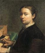 Sofonisba Anguissola Self-Portrait at the Spinet Sweden oil painting artist